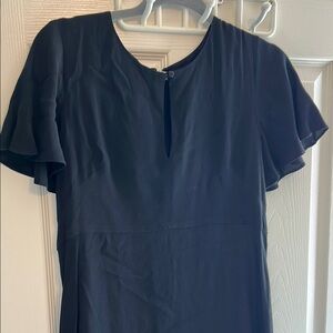 Anthropologie Maeve flutter Black Dress